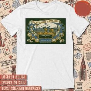 Poster Flatland Cavalry At Buddy Holly Hall In Lubbock Tshirt